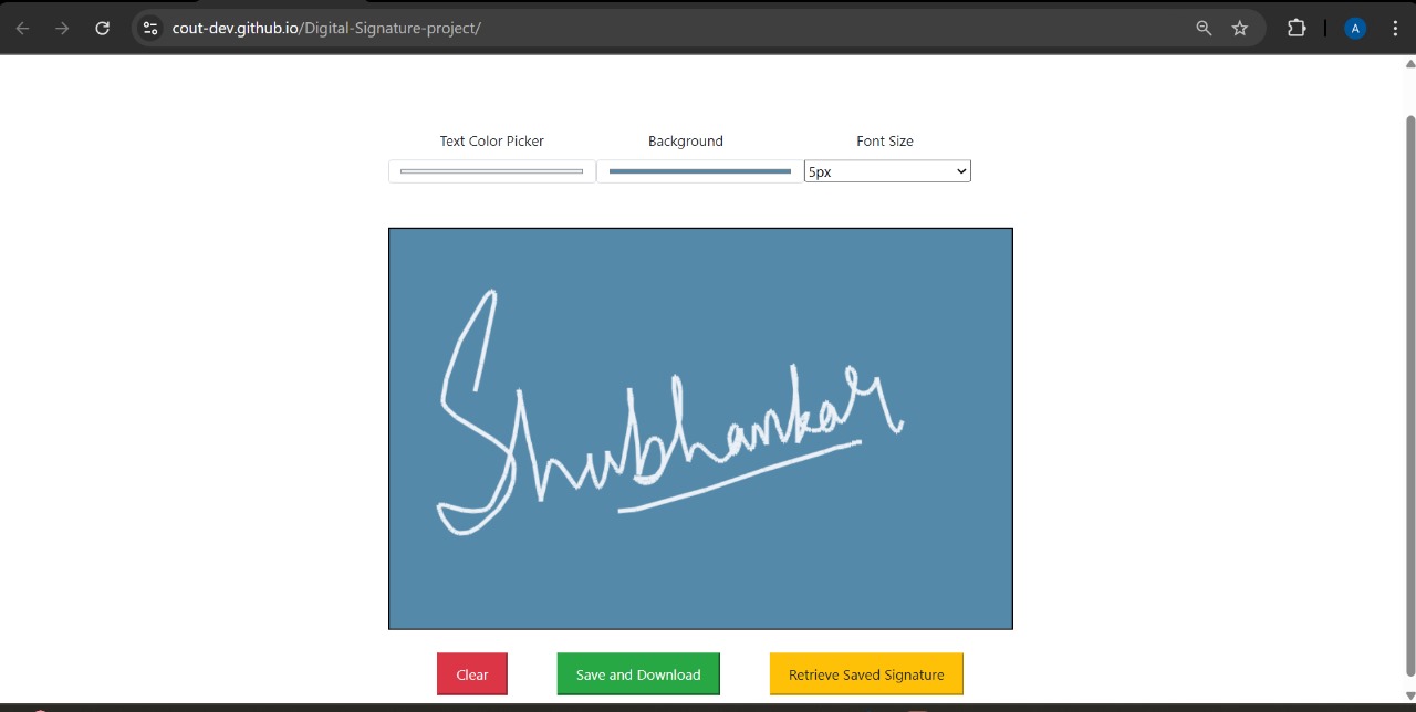 Digital Signature